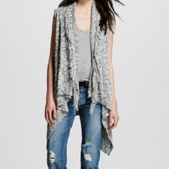 Mossimo Supply Co. Fringed Sweater Vest NWOT